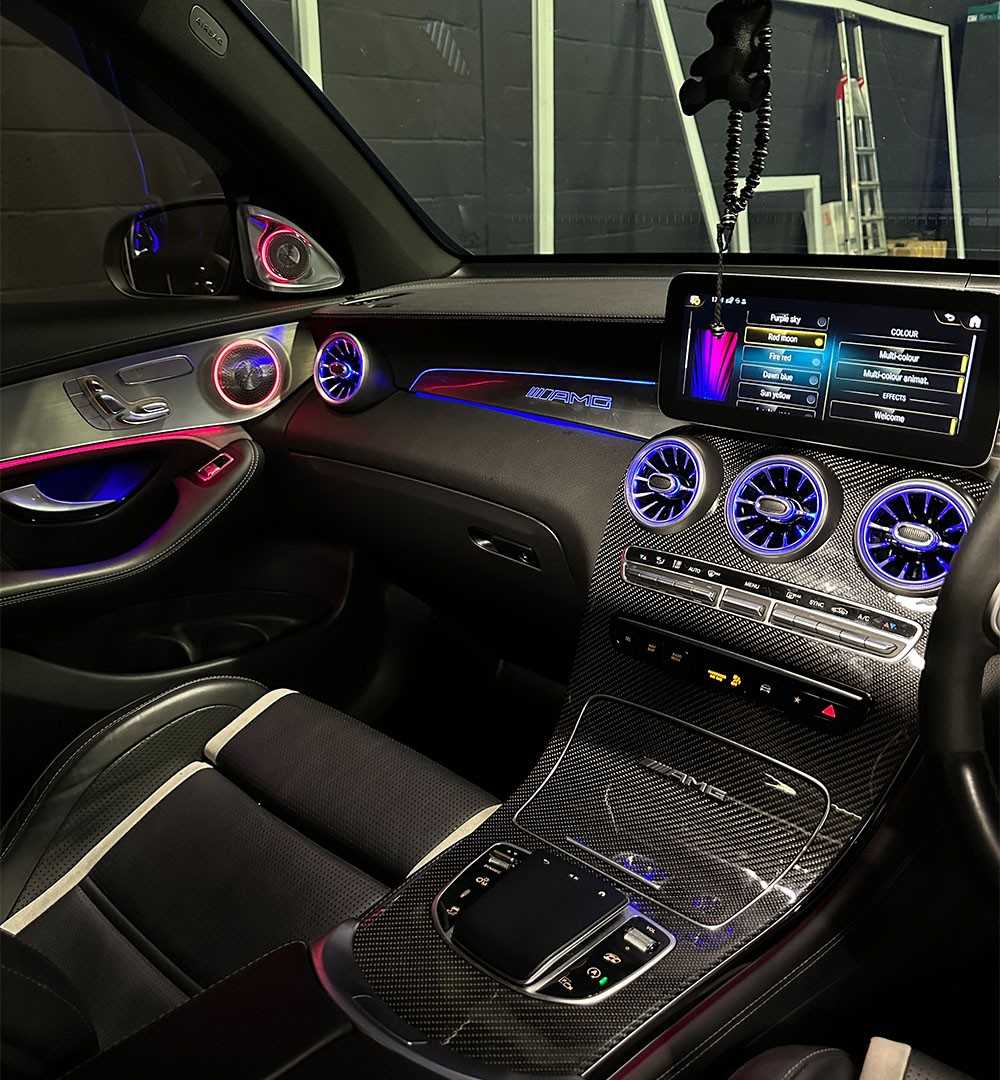 Sfeerverlichting auto interieur