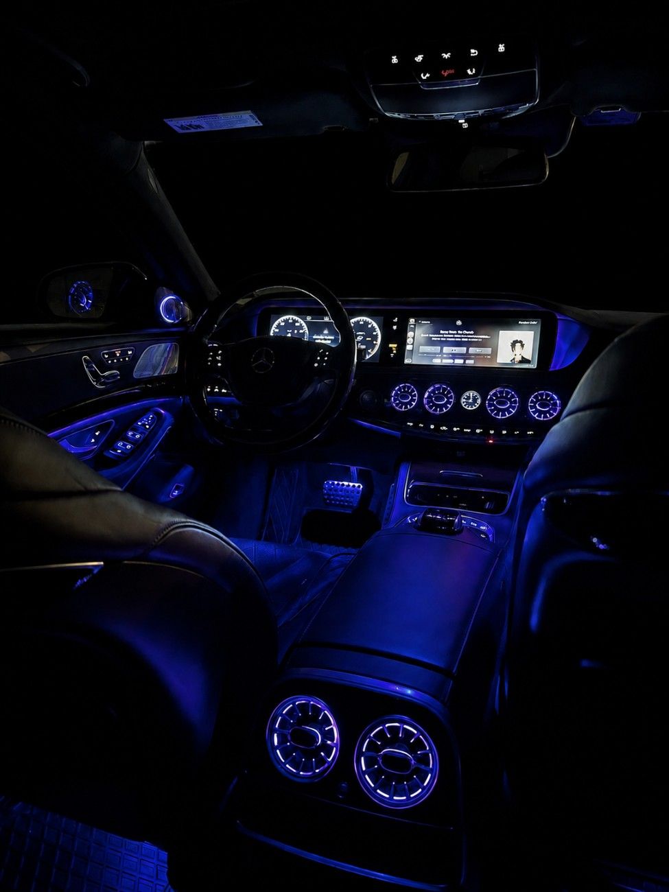 Sfeerverlichting auto interieur